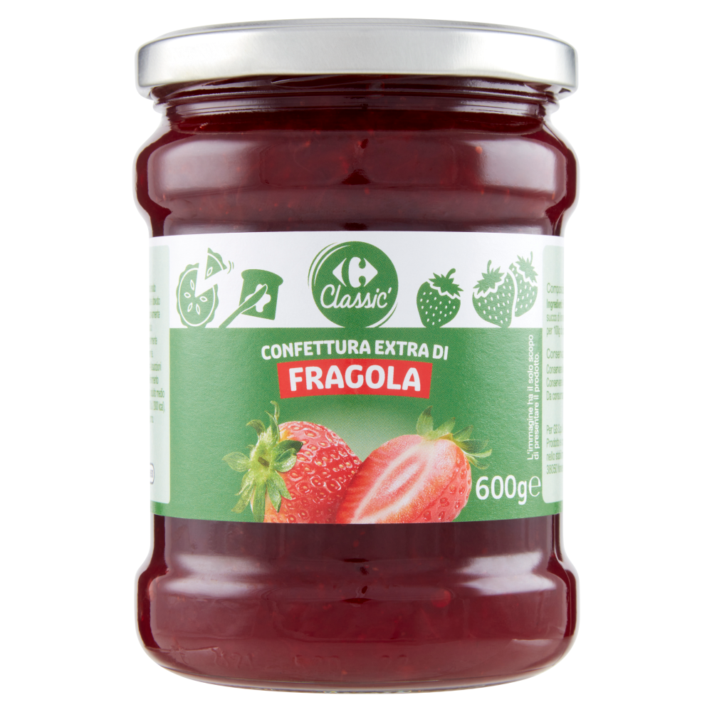Carrefour Classic Confettura Extra di Fragola 600 g