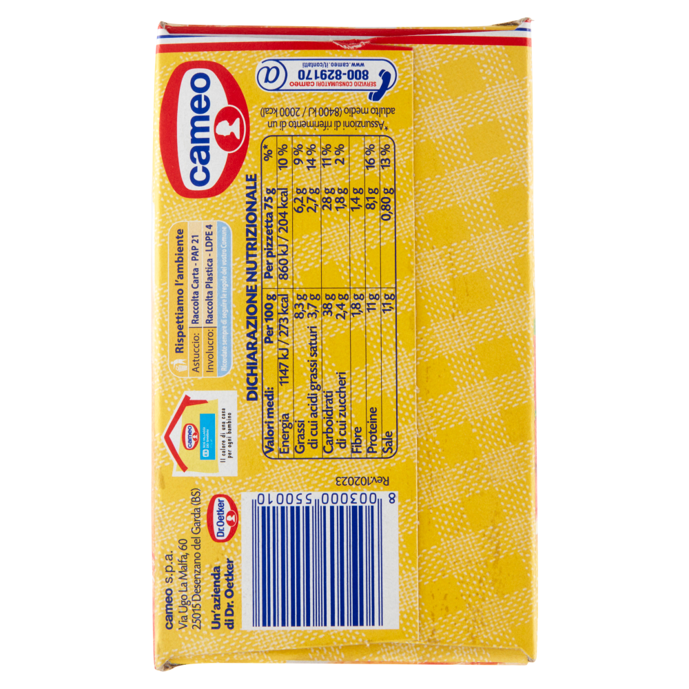 cameo Speedy Pizza margherita 4 x 75 g