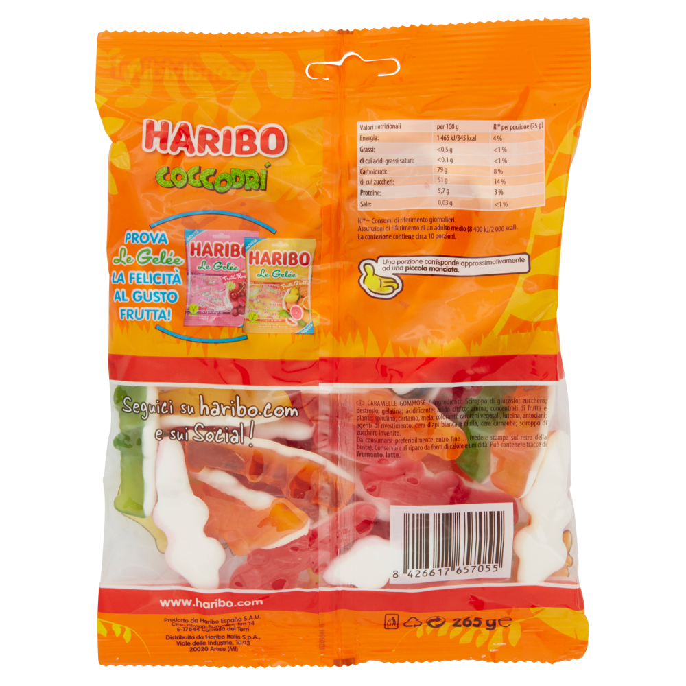 Haribo Coccodrì 265 g