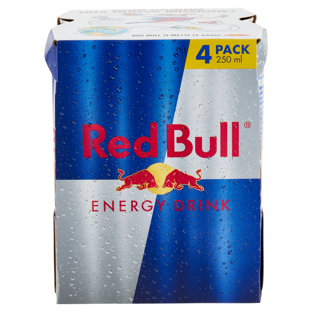 Red Bull Energy Drink, 4x250 ml