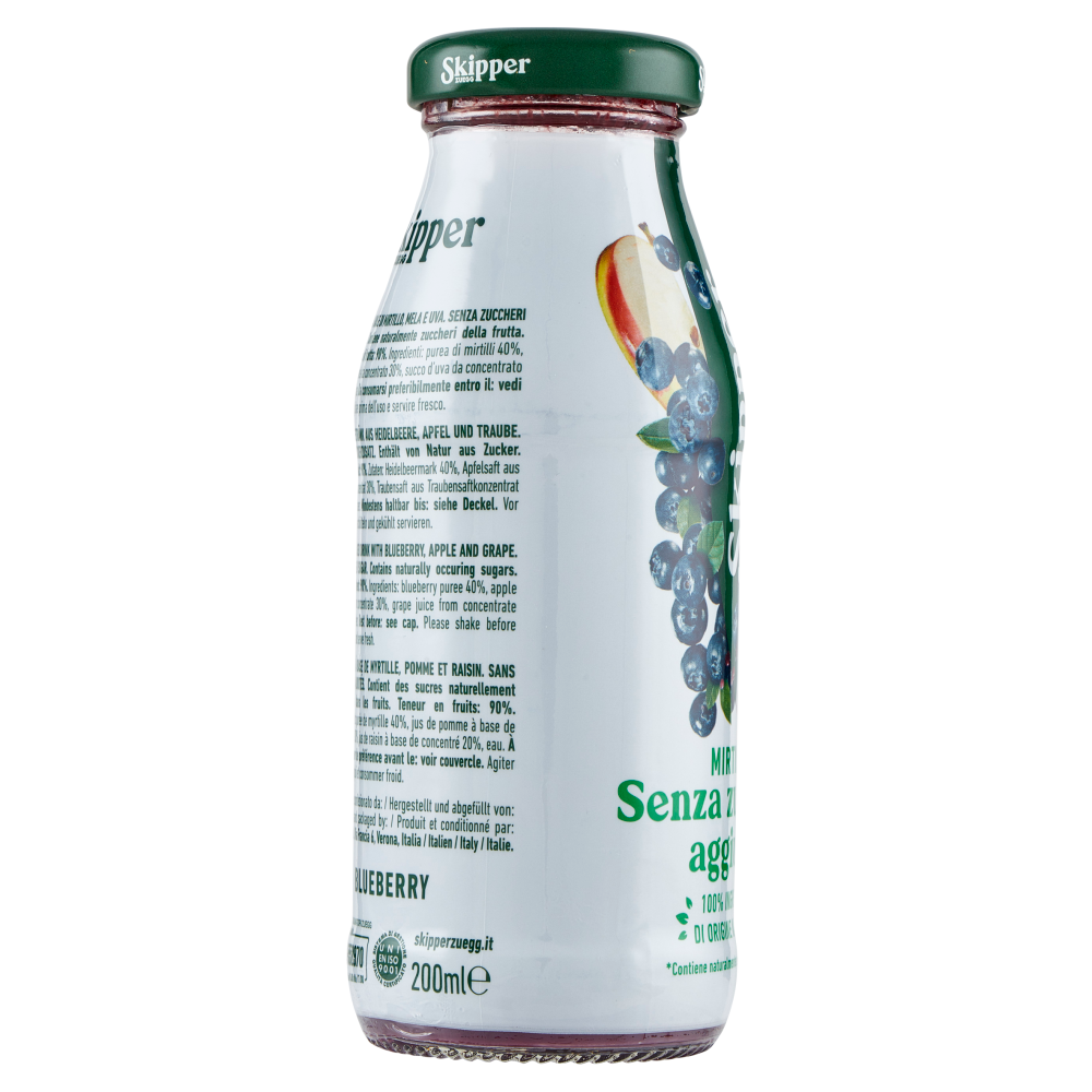 Zuegg Skipper Mirtillo Senza zuccheri aggiunti* 200 ml