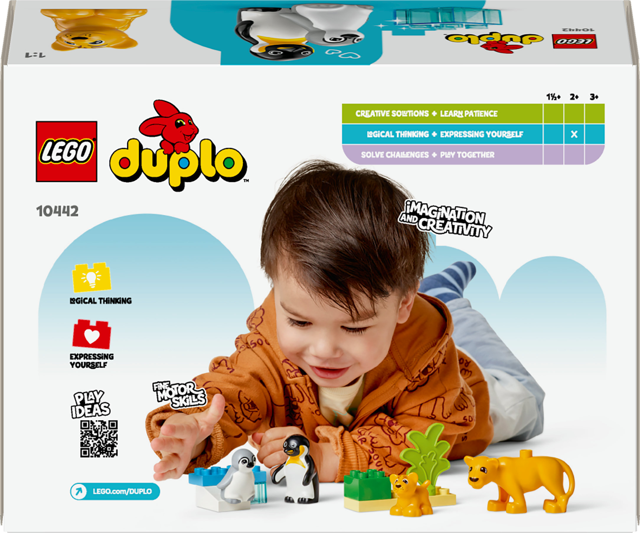 LEGO DUPLO Famiglie di animali: pinguini e leoni