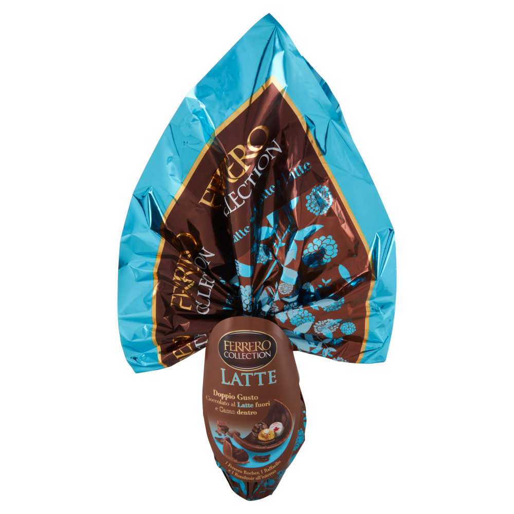 Ferrero Collection Latte Doppio Gusto Cioccolato al Latte fuori e Cacao dentro 250 g