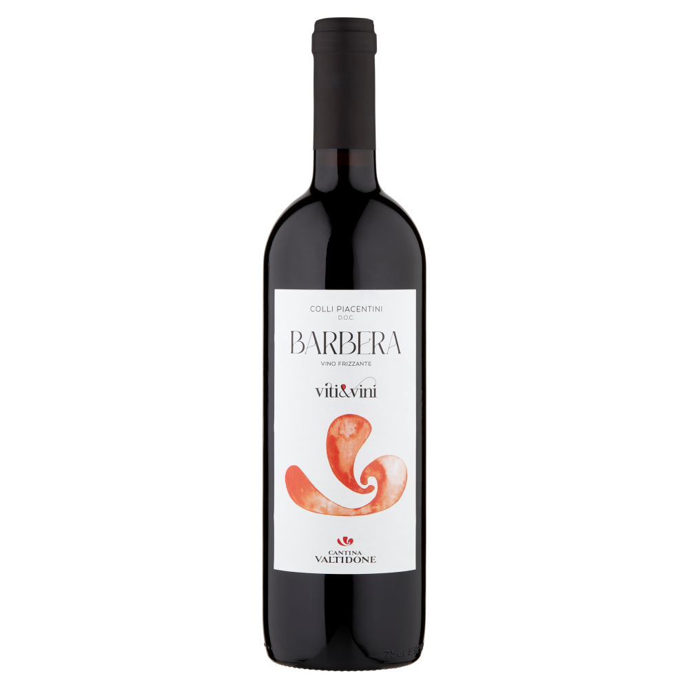 Cantina Valtidone viti&vini Colli Piacentini D.O.C. Barbera Vino Frizzante 0,75 l