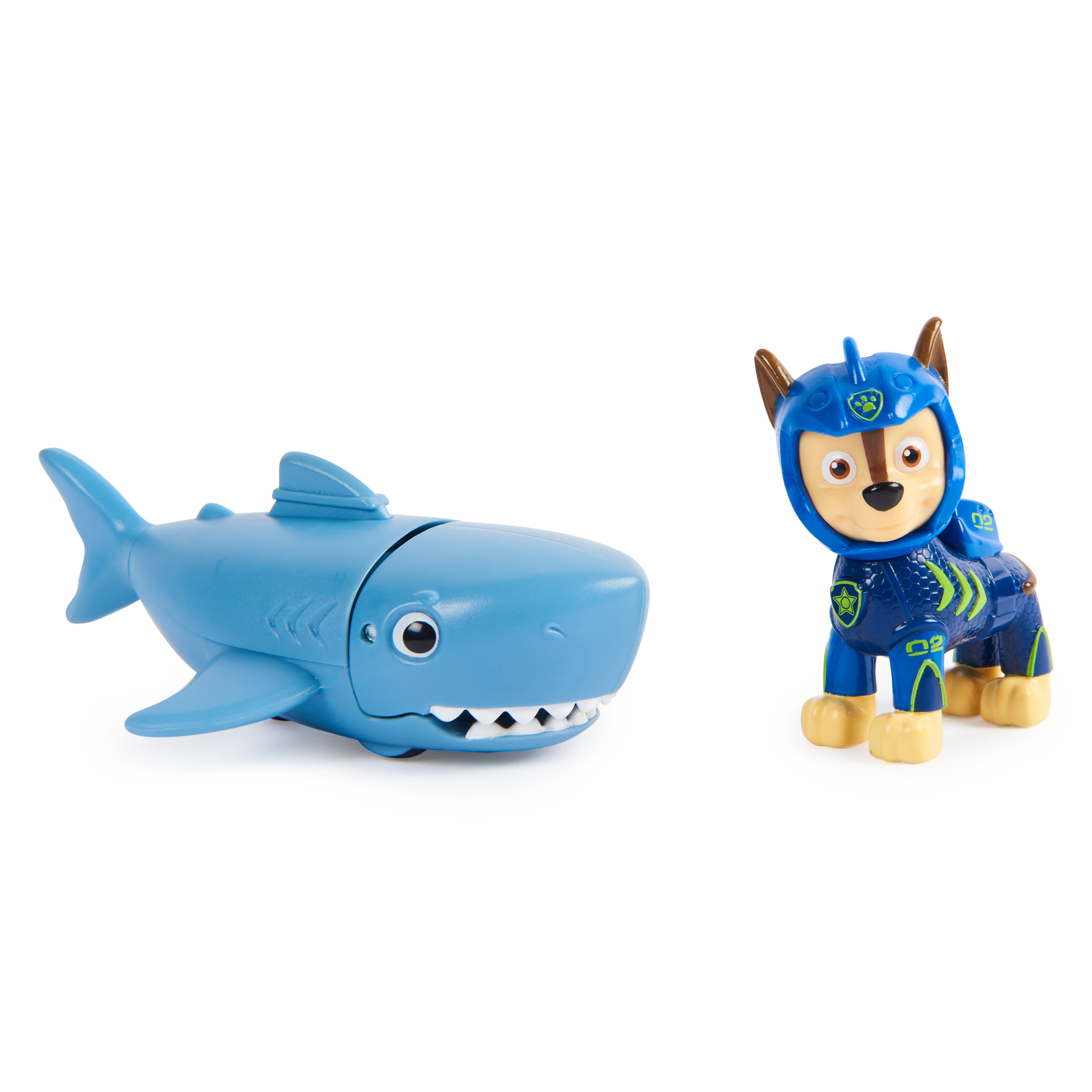 PAW Patrol Fantasievolles Spiel: Mit viel Fantasie k&ouml;nnen Kinder sich selbst spannende Aqua Pups-Abenteuer mit Chase, Marshall, Rubble, Skye, Rocky und Coral (Spielzeugfiguren jeweils separat erh&auml;ltlich) ausdenken