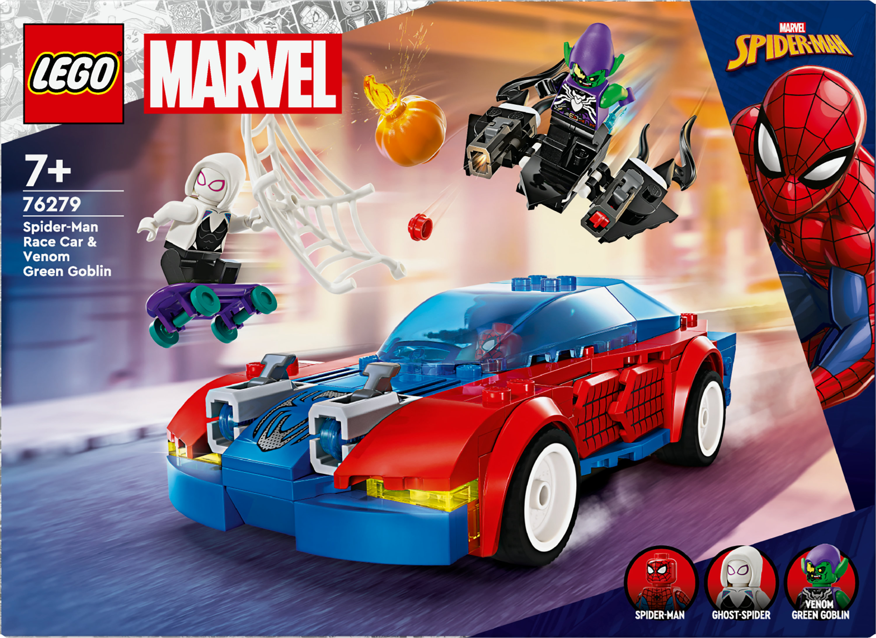 LEGO Auto da corsa di Spider-Man e Venom Goblin