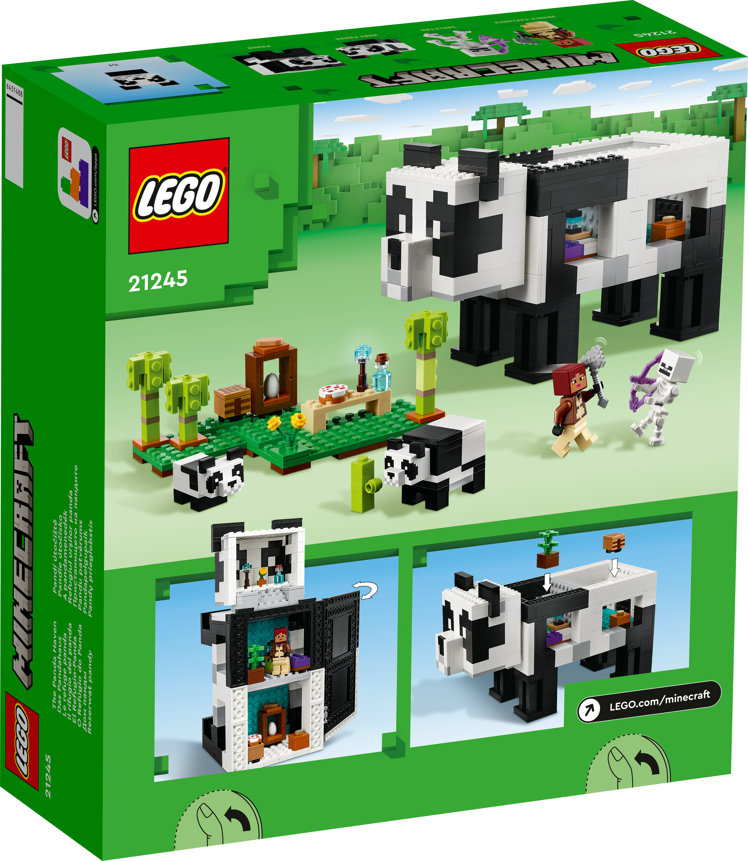 LEGO Minecraft Il rifugio del panda