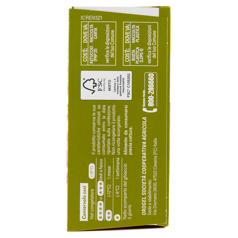 Orogel Crea Tu Mix di peperoni, zucchine e melanzane grigliate Surgelati 320 g