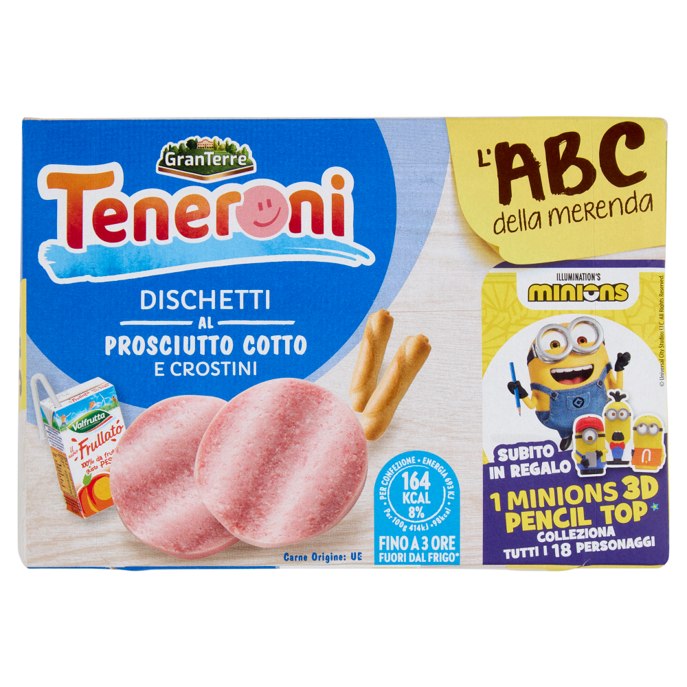 Teneroni Dischetti al Prosciutto Cotto e Crostini 170 g