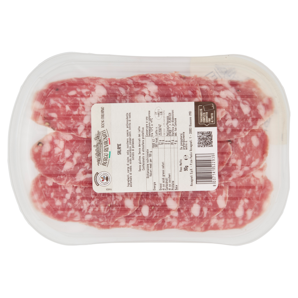 Rovagnati Salame Nostrano Stagionato in Budello Naturale 90 g