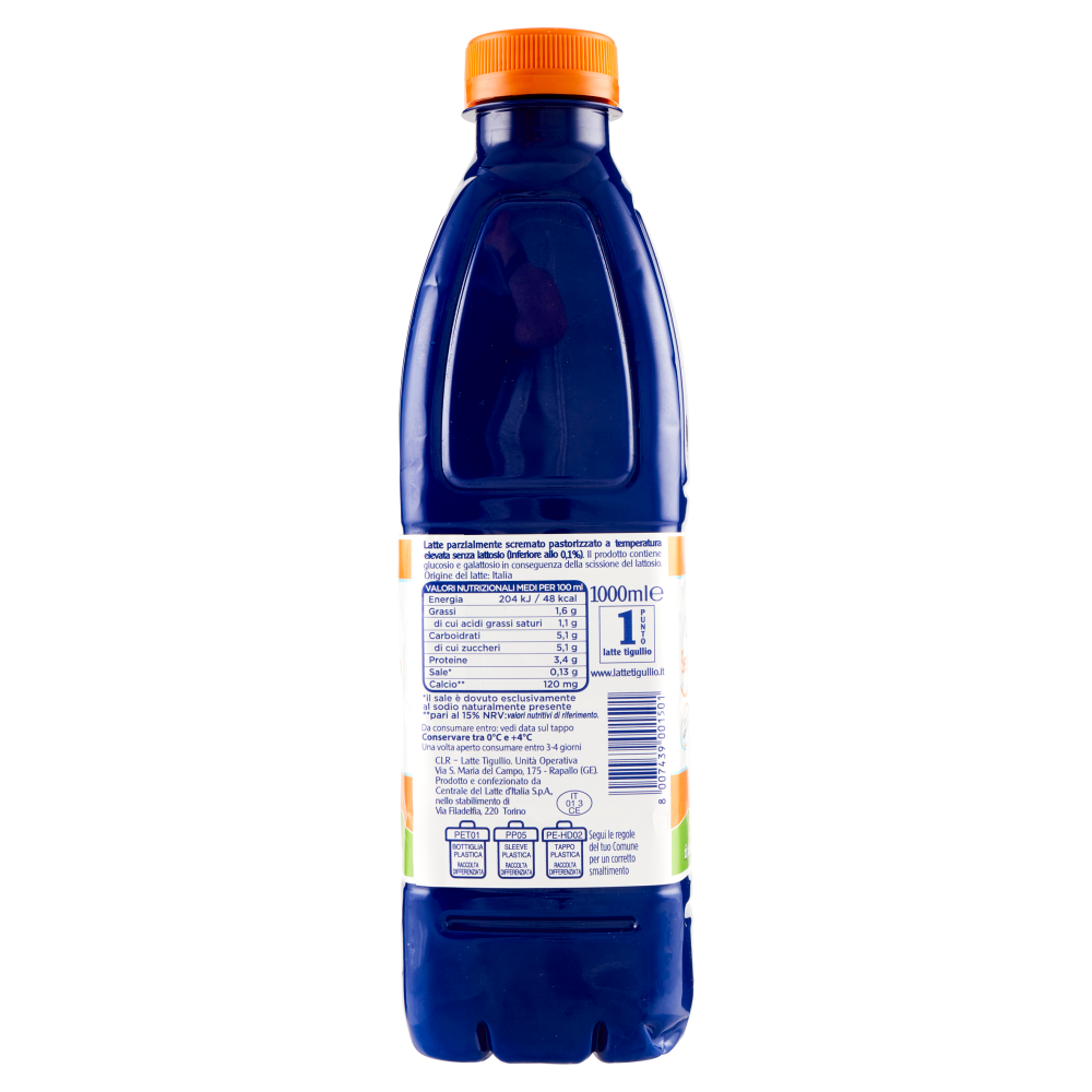 latte tigullio Senza lattosio Parzialmente Scremato 1000 ml