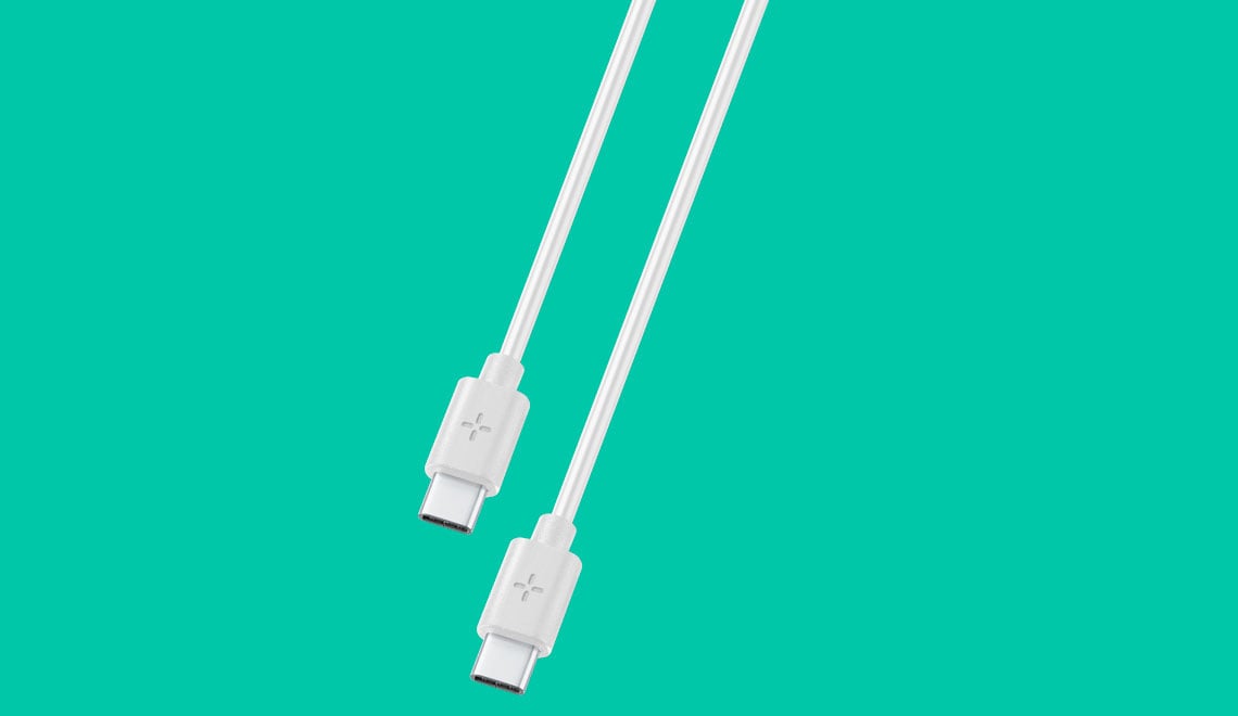 PLOOS - CABLE 200cm - USB-C to USB-C Cavo da USB-C a USB-C per ricarica e trasferimento dati