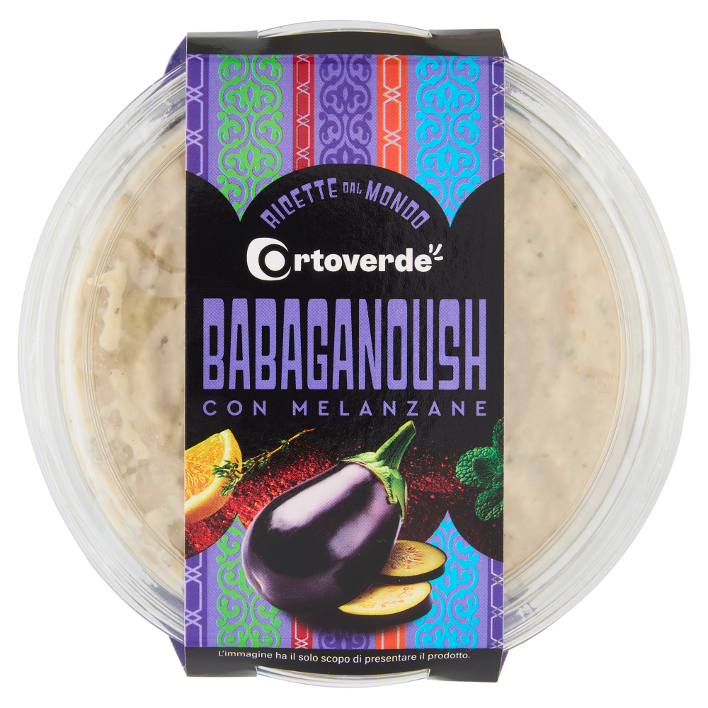Ortoverde Ricette dal Mondo Barbaganoush con Melanzane 175 g