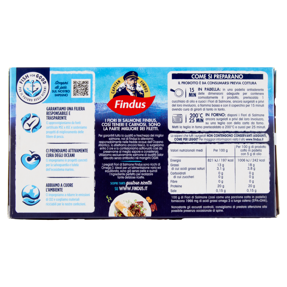 Capitan Findus 2 Fiori di Salmone 200 g