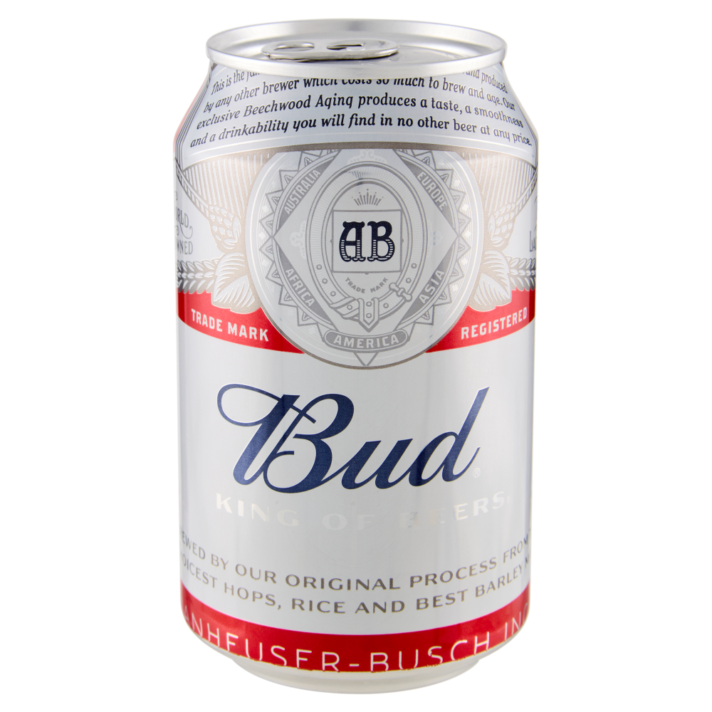 Bud Birra lager americana lattina 33 cl