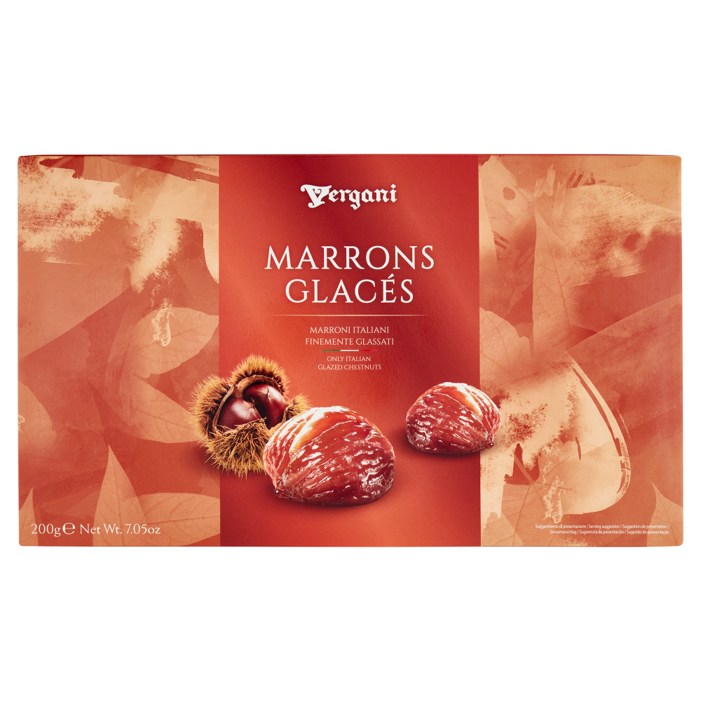 Vergani Marrons Glacés Marroni Italiani Finemente Glassati 200 g