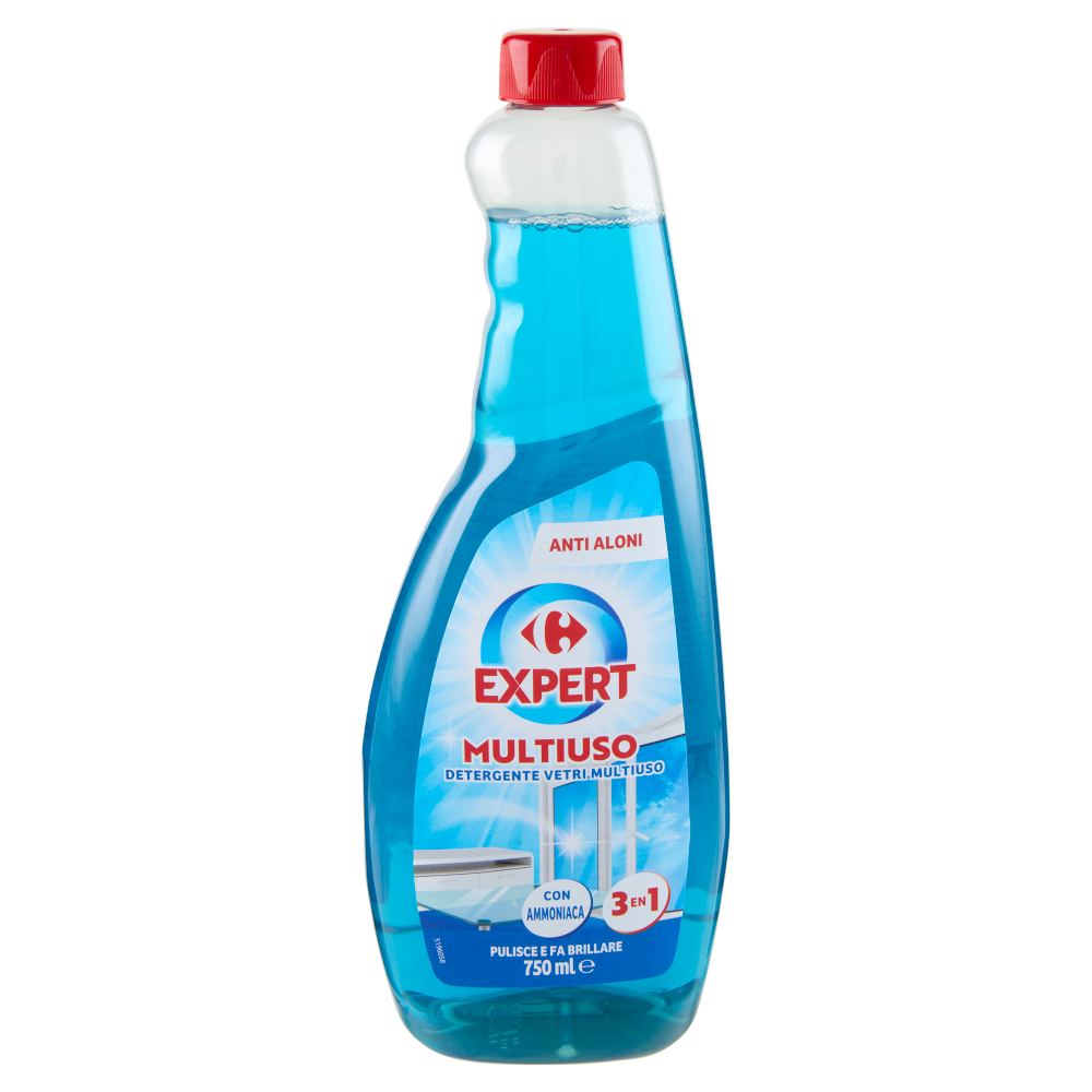 Carrefour Expert Multiuso Detergente Vetri Multiuso ricarica 750 ml