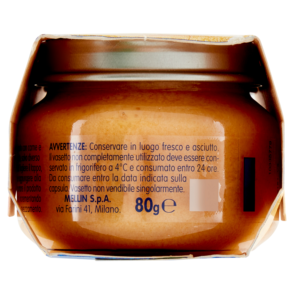 Mellin Maiale e Verdure 100% Naturale Omogeneizzato 2 x 80 g