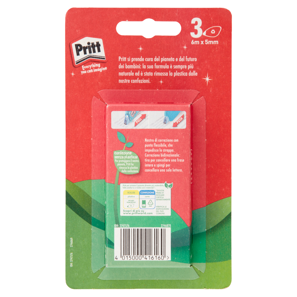 PRITT correttore Roller Micro 5mm 6m 3 pz