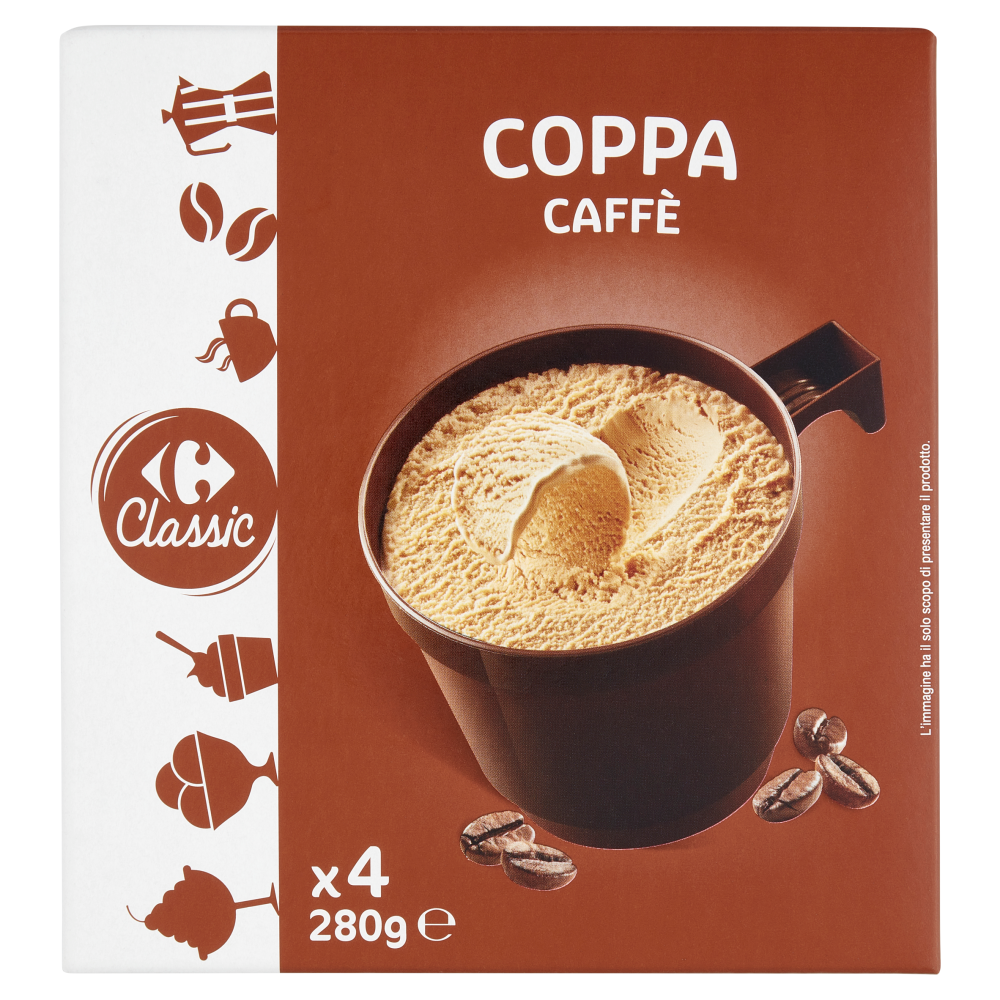 Carrefour Classic 4 Coppe al Caffè 280g
