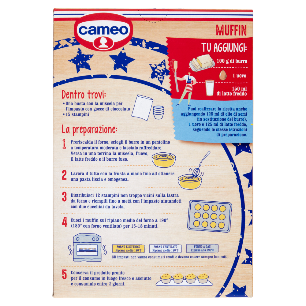 cameo Preparato per Muffin 370 g