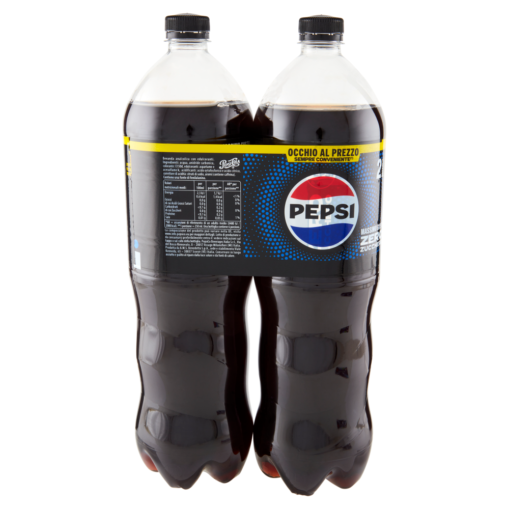 Pepsi Zero Zucchero 2 x 1,5 L