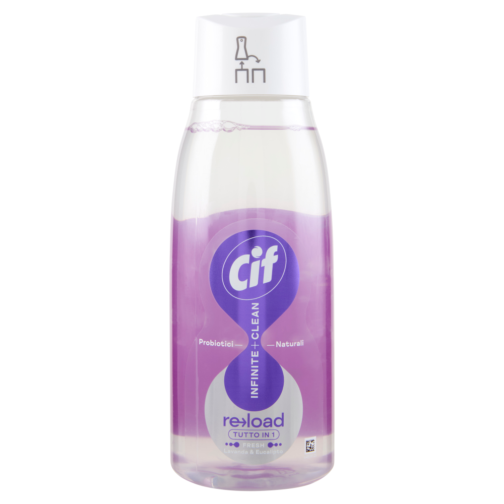 Cif Infinite + Clean reload Tutto in 1 Fresh Lavanda & Eucalipto 590 ml