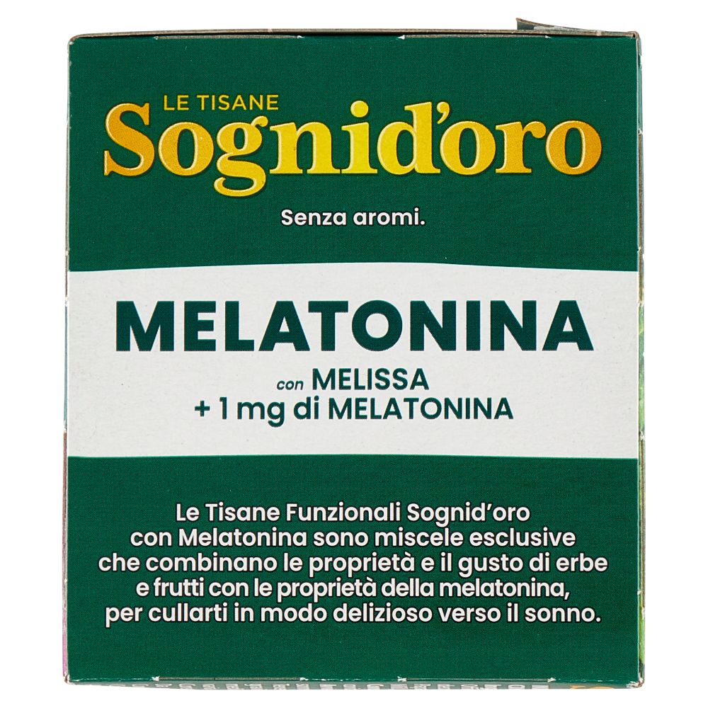 Sognid'oro le Tisane Melatonina con Melissa + 1mg di Melatonina bustine 16 x 2 g