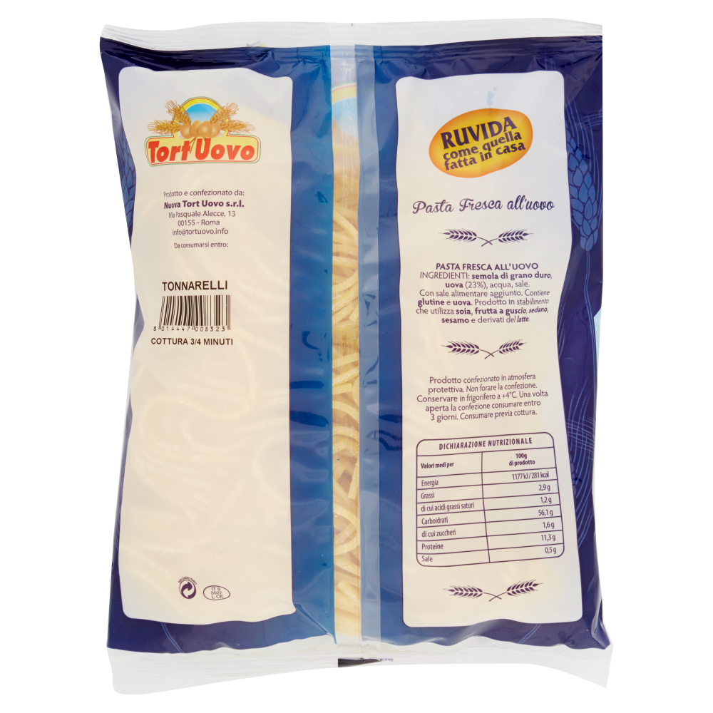 Tort Uovo Pasta Fresca all'uovo Tonnarelli 500 g