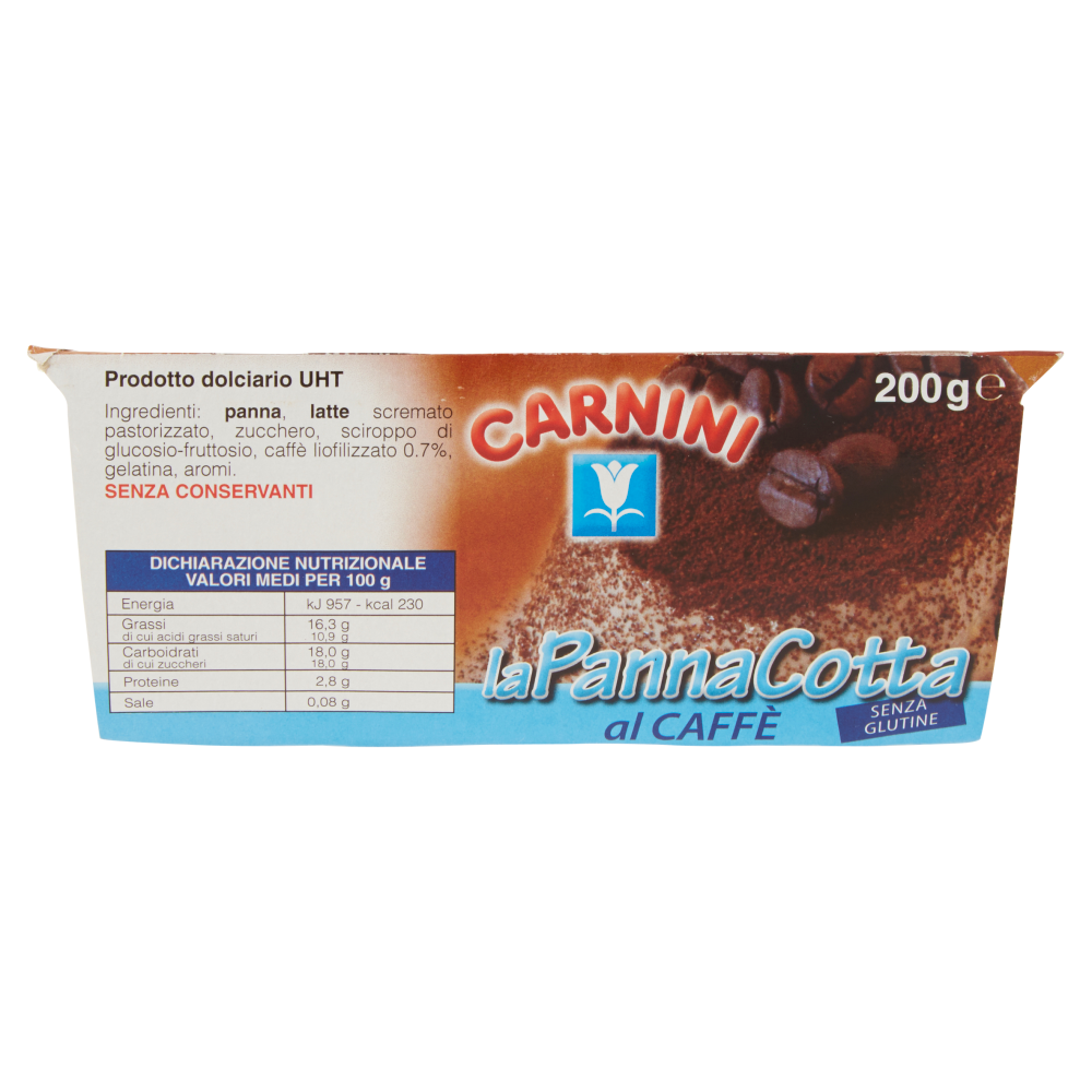 Carnini la Panna Cotta al Caffè 2 x 100 g