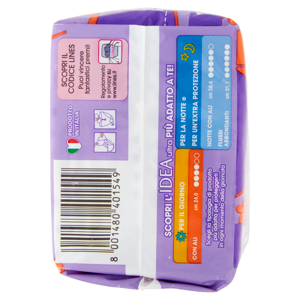 Lines Idea ultra con ali 12 pz