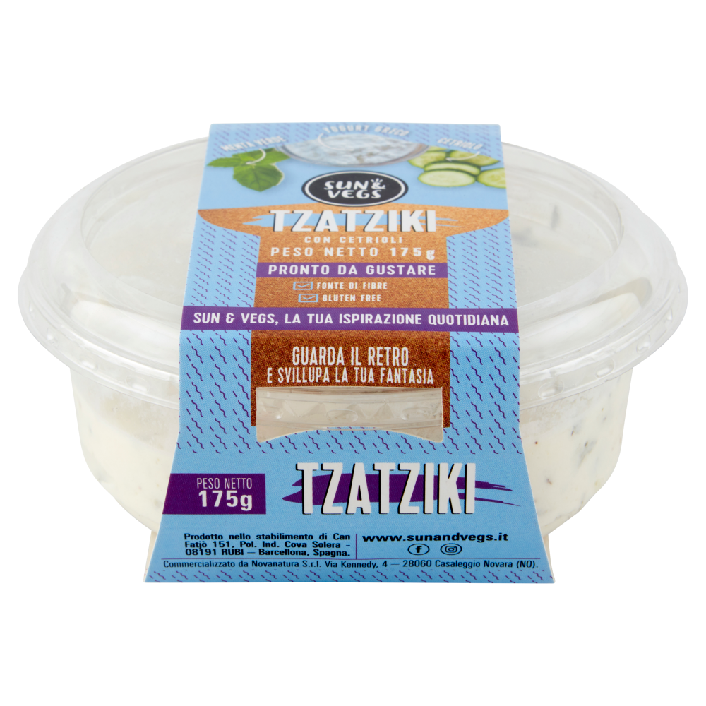 Sun & Vegs Tzatziki con Cetrioli 175 g