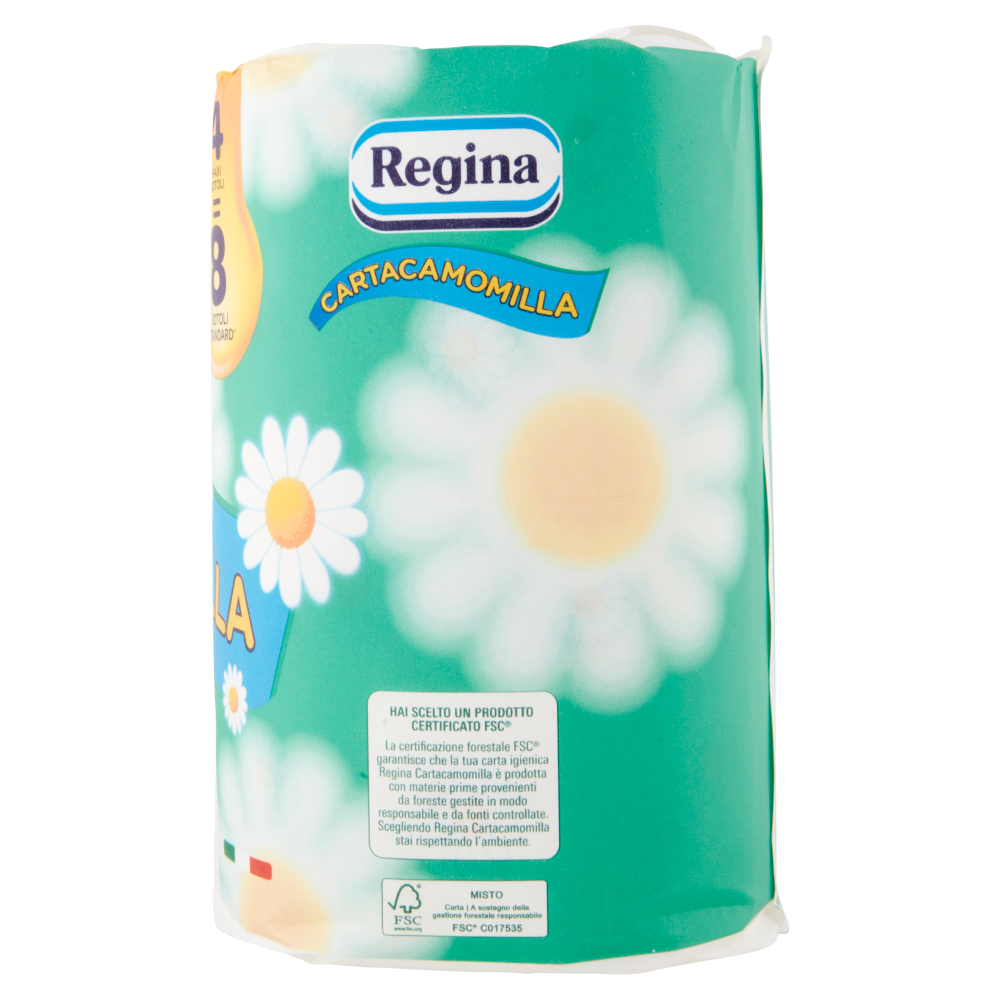 Regina Cartacamomilla carta igienica 4 rotoli