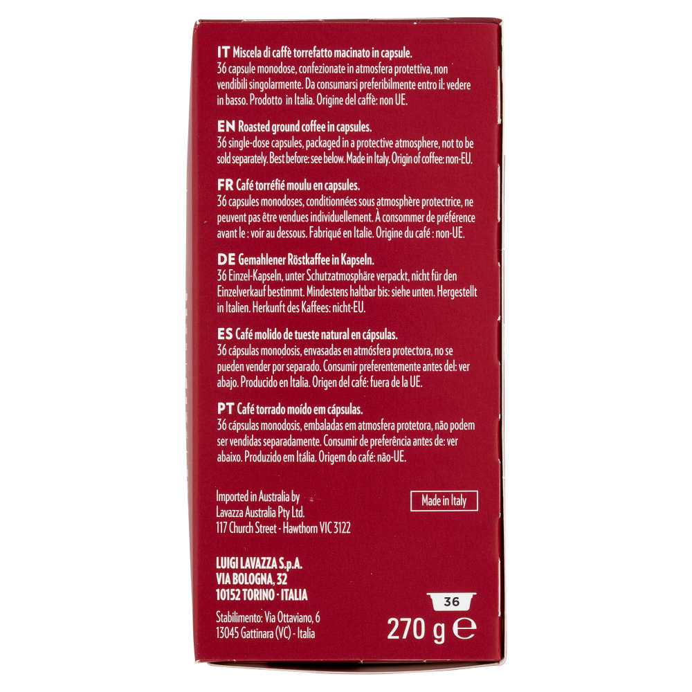 Lavazza A Modo Mio Espresso Intenso 36 Capsule 270 g