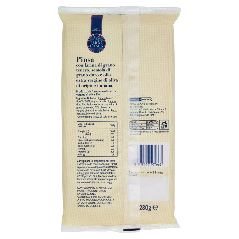 Terre d'Italia Pinsa 230 g
