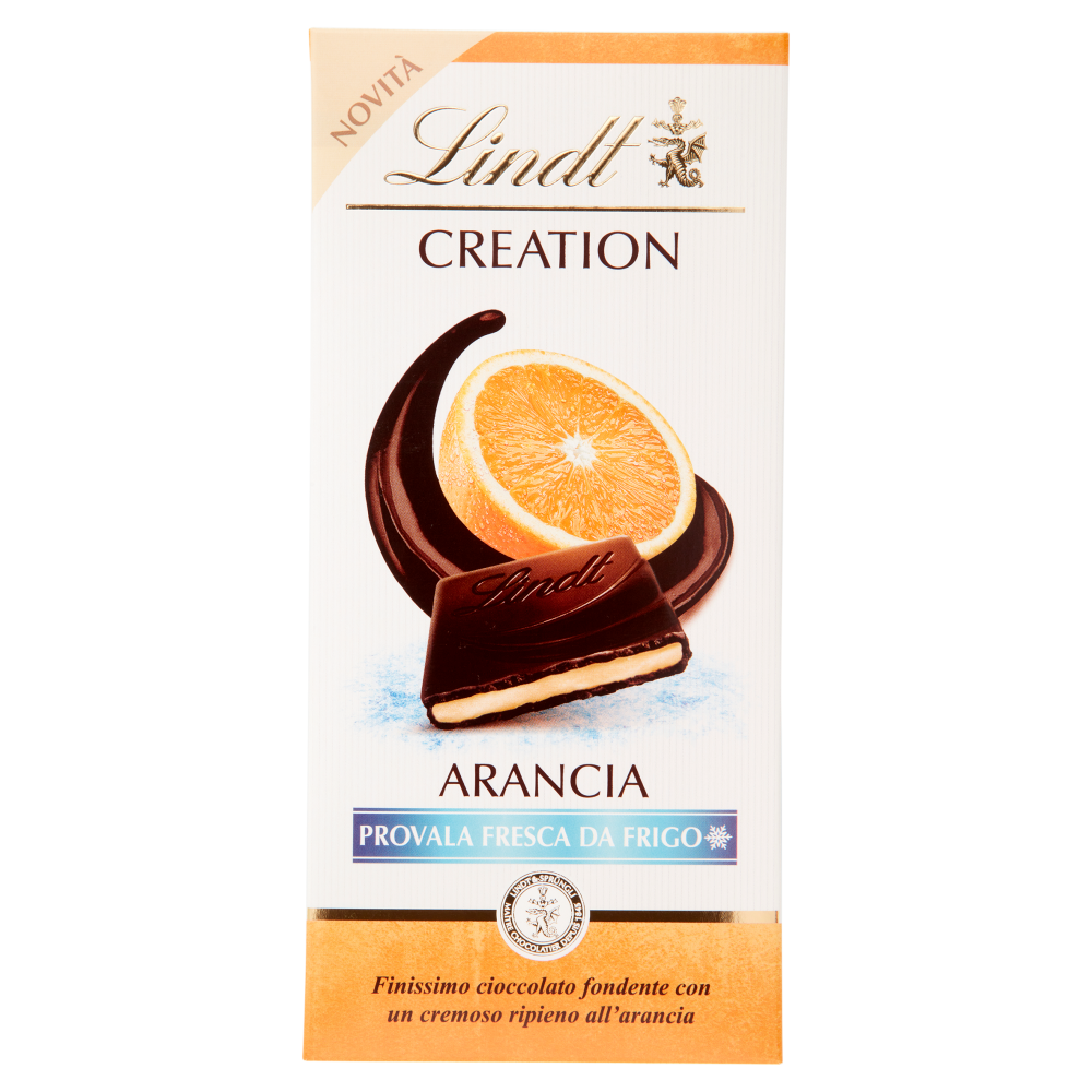 Lindt Creation Tavoletta Cioccolato fondente Arancia 150 g
