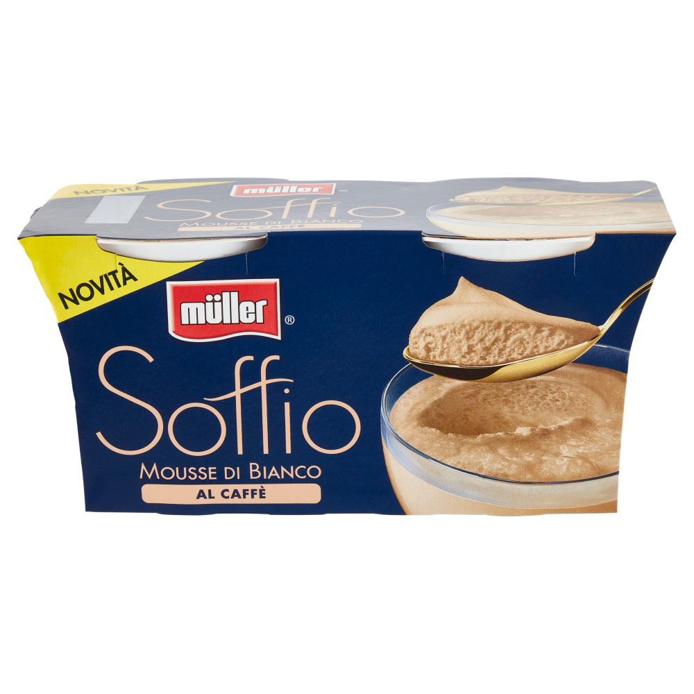 müller Soffio Mousse di Bianco al Caffè 2 x 95 g