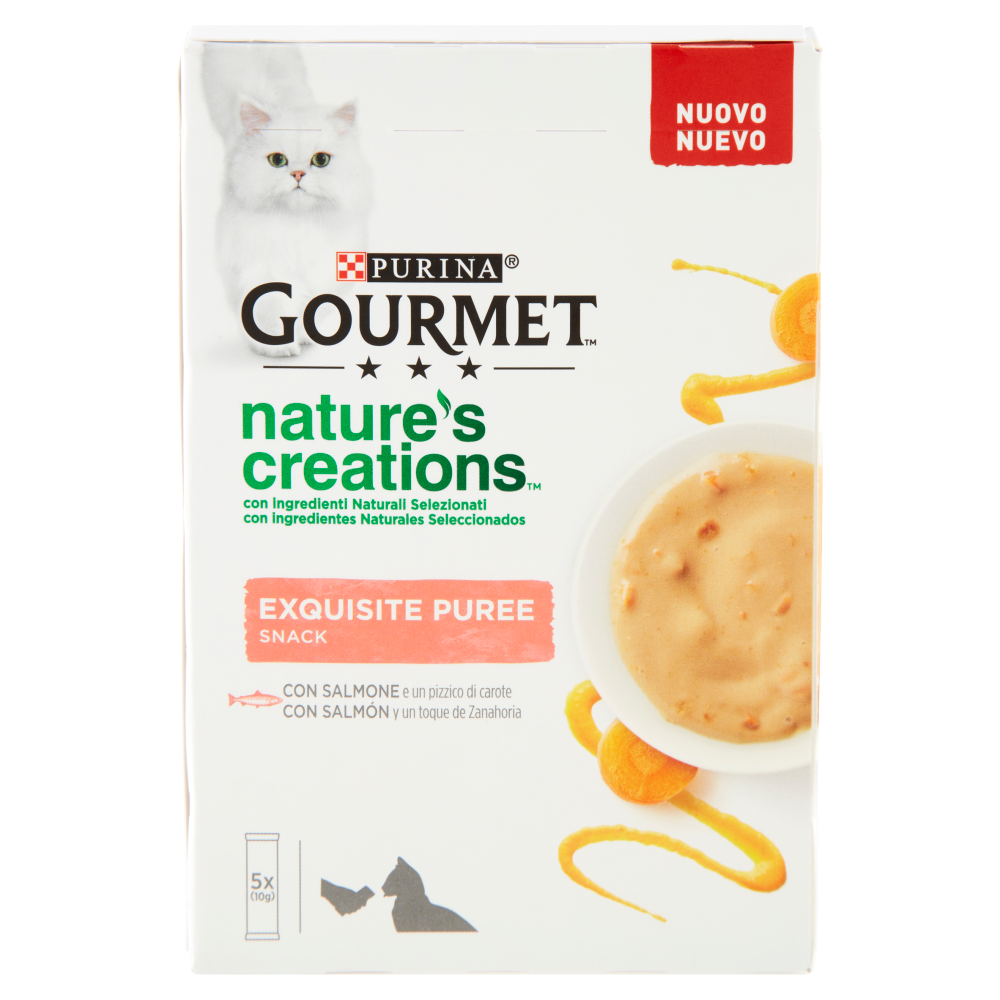 PURINA GOURMET Snack gatto Nature's Creations Exquisite Puree con