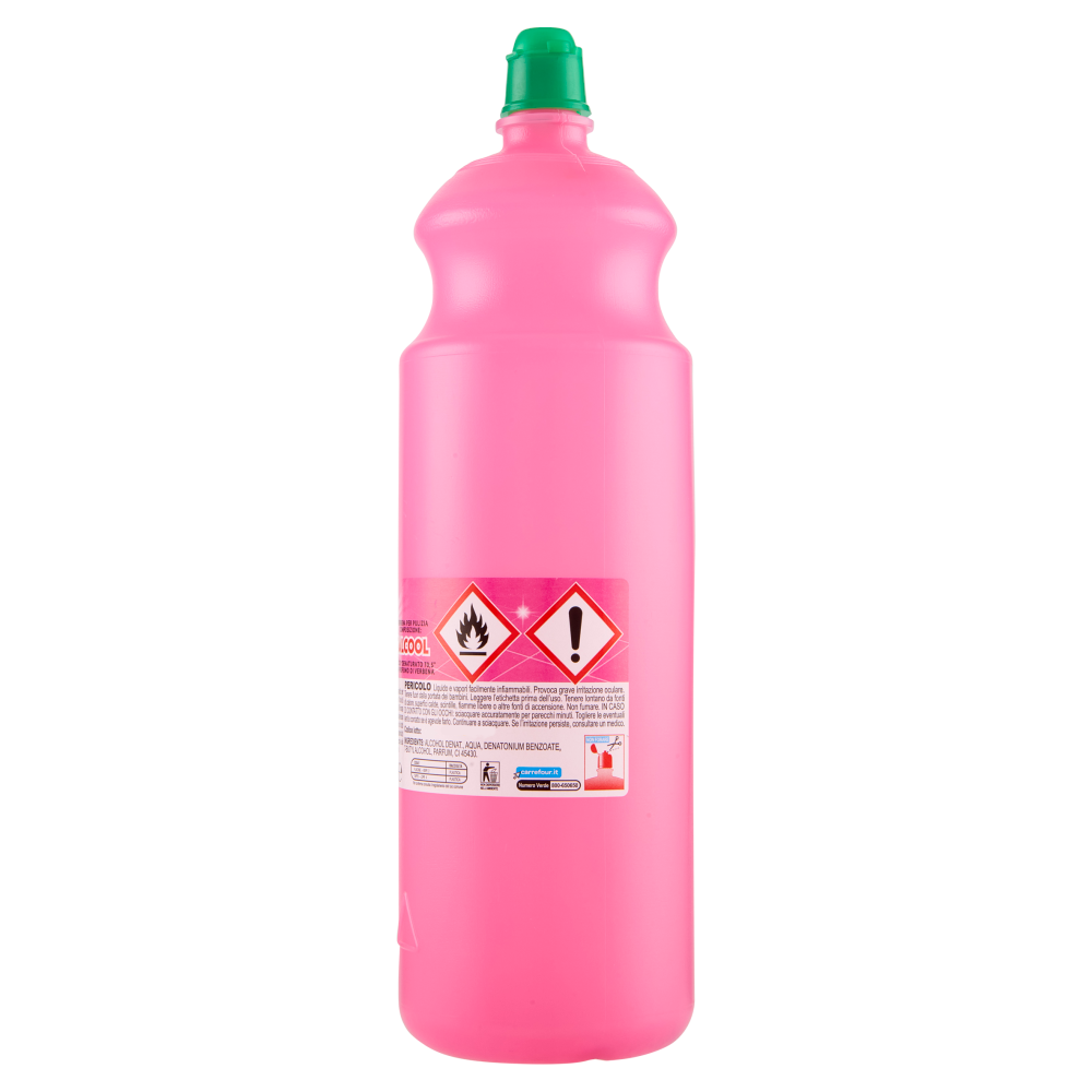 Carrefour Expert *Alcool Etilico *Denaturato 70,5° con Profumo di Verbena 1000 ml