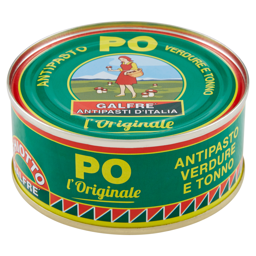 Galfr&egrave; Ghiotto Antipasto Po verdure e tonno 160 g