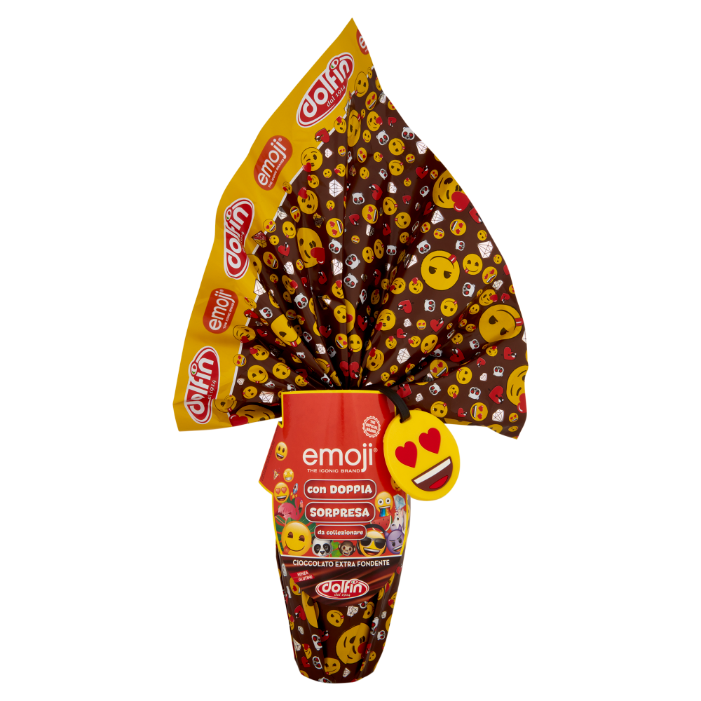 dolfin Uovo di Cioccolato Extra Fondente emoji 220 g