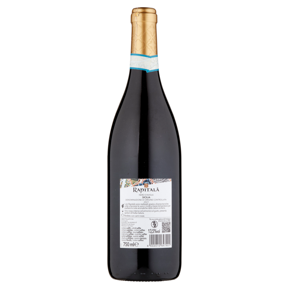 Rapitalà Nero d'Avola Sicilia DOC 750 ml
