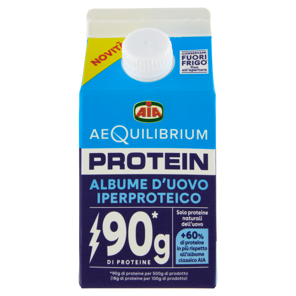 Aia aeQuilibrium Protein Albume d'Uovo Iperproteico 500 g