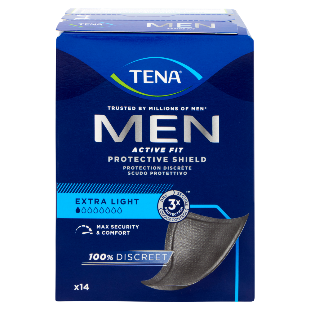 Tena Men Active Fit Protective Shield Extra Light 14 pz