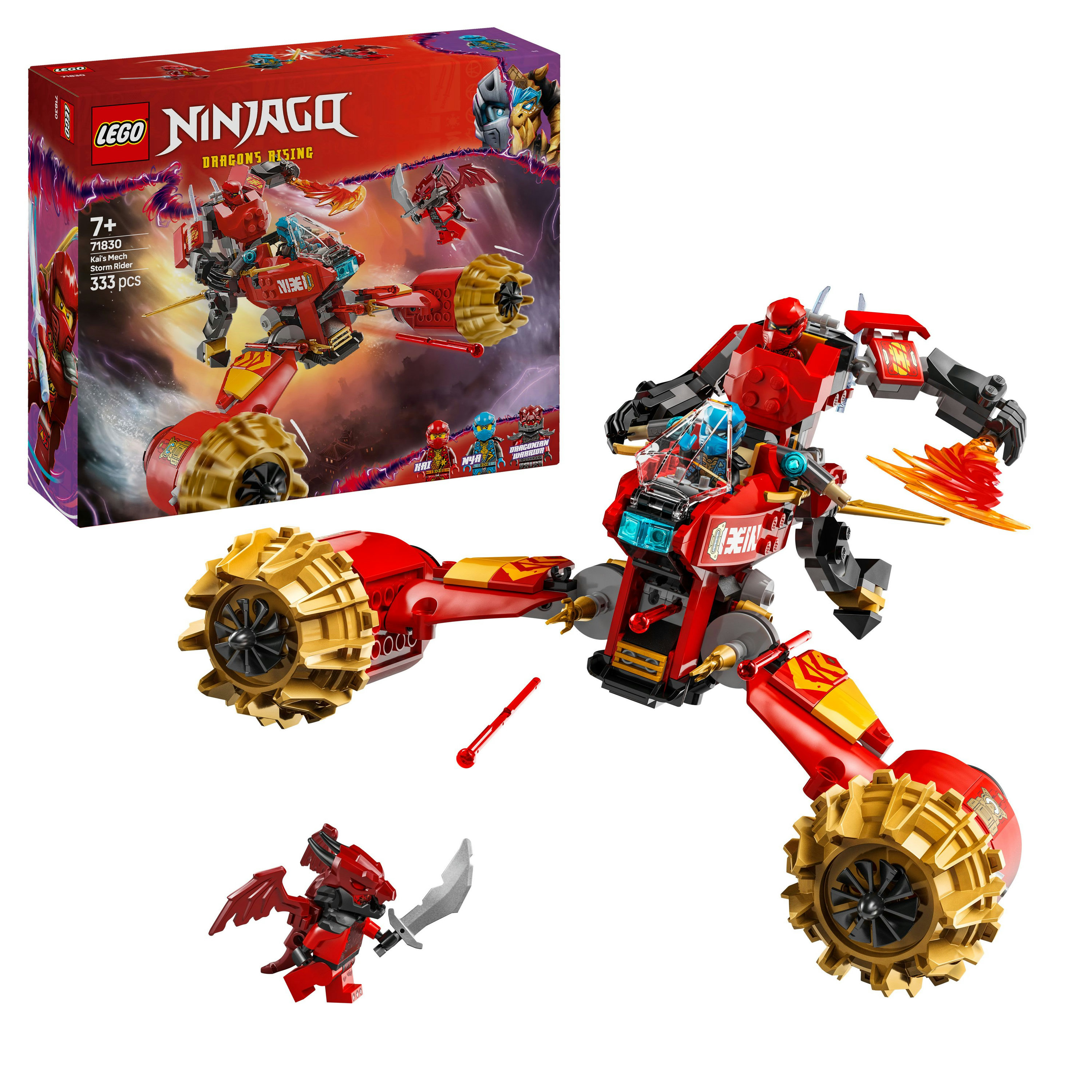 LEGO NINJAGO Mech Storm Rider di Kai