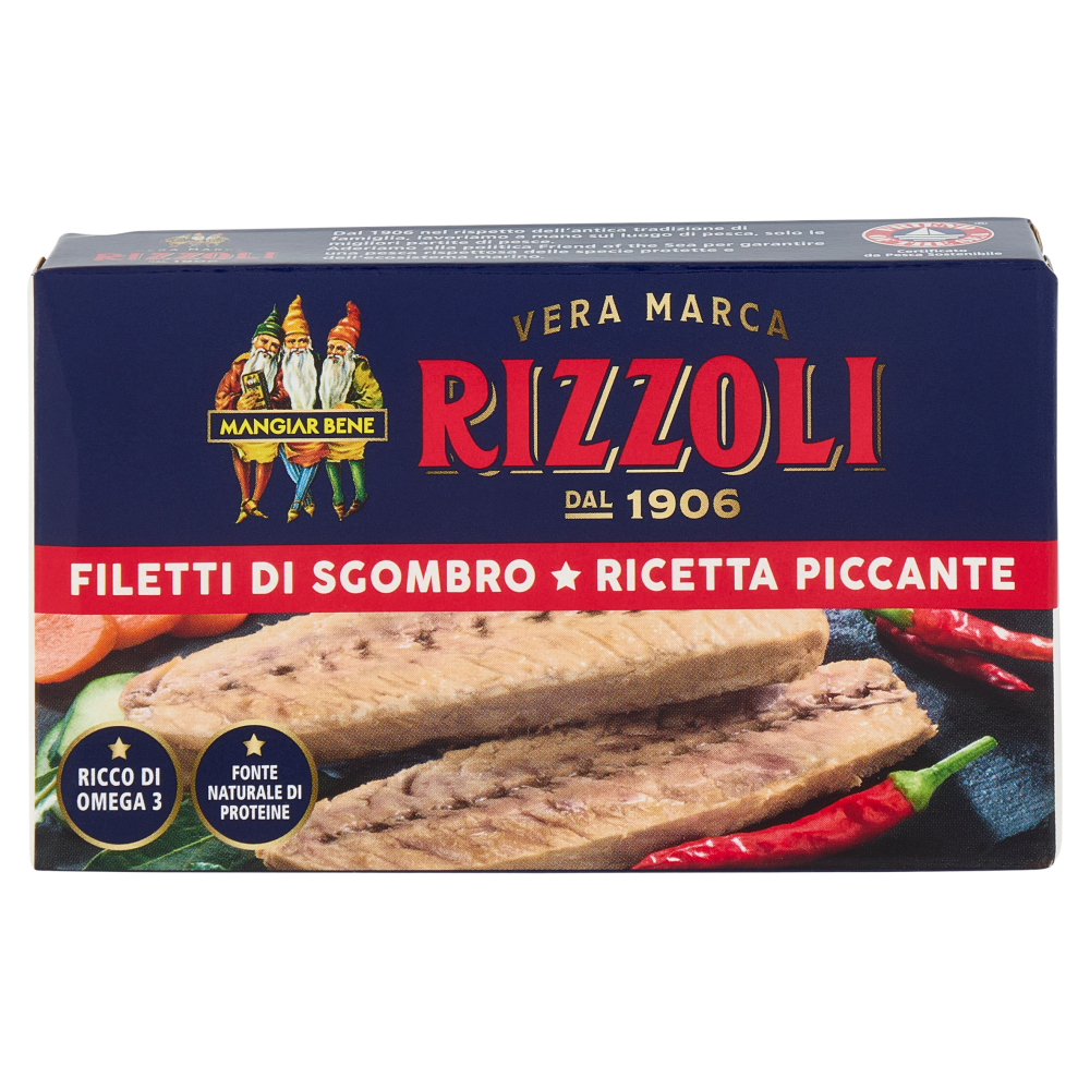 Rizzoli Filetti di Sgombro Ricetta Piccante 90 g
