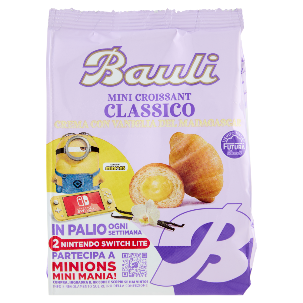 Bauli Mini Croissant Classico Crema con Vaniglia del Madagascar 75 g