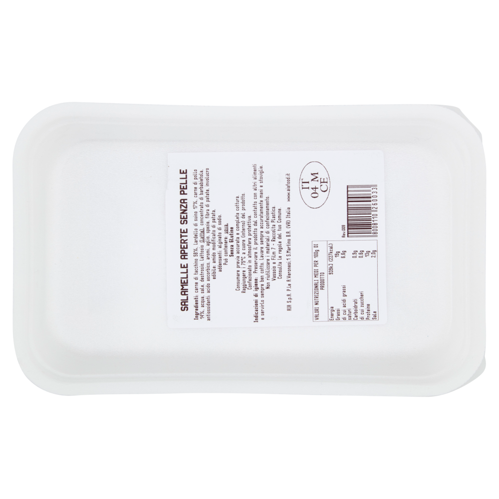 Aia Salamelle Già Aperte con Pollo, Tacchino e Suino 0,340 kg