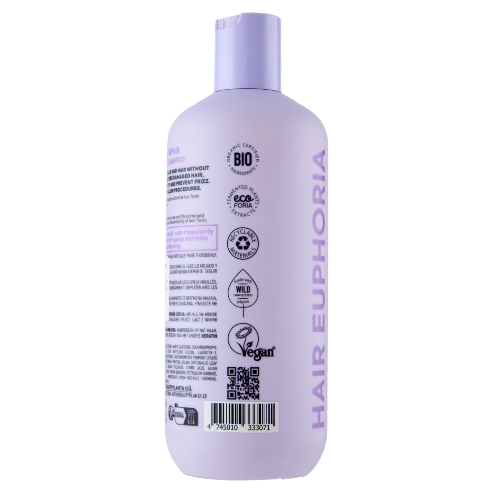 Ecoforia Hair Euphoria Keratin Repair Shampoo 400 ml