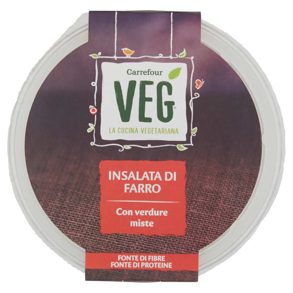 Carrefour Veg Insalata di Farro con verdure miste 200 g